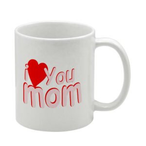 ΚΟΥΠΑ ΓΙΑ ΜΑΜΑ 11oz (I LOVE YOU MOM) λευκή