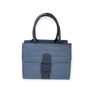 Γυναικεία Τσάντα Χειρός από τεχνόδερμα denim blue (823B)
